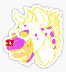 Pink Lemonade Hyena Sticker