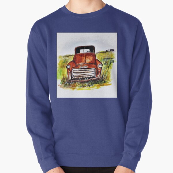 Rusted Farm Truck Pullover Sweatshirt