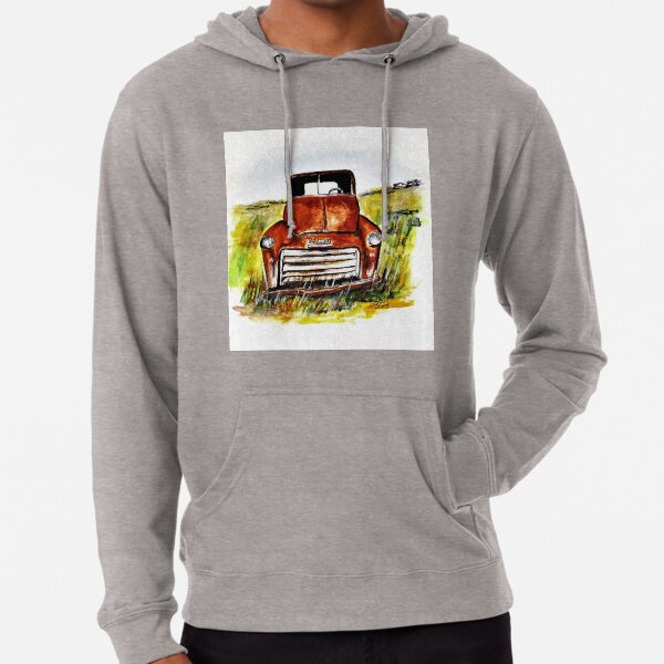 Rusted Farm Truck Lightweight Hoodie