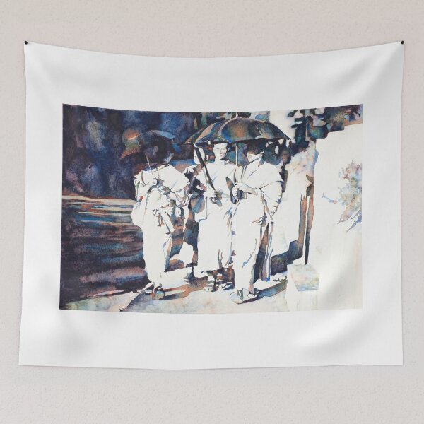 Item preview,  Buddhist monks on street in Luang Prabang, Laos designed and sold by rfoxphoto.