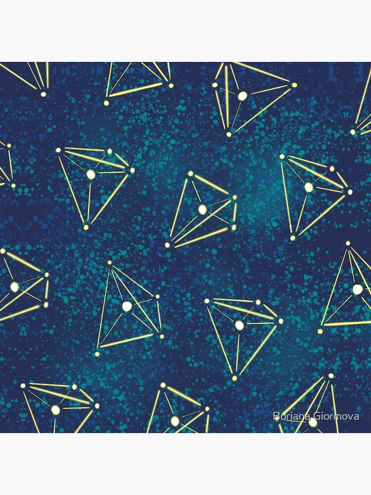 Tetrahedral Molecular Geometry Constellations by azzza