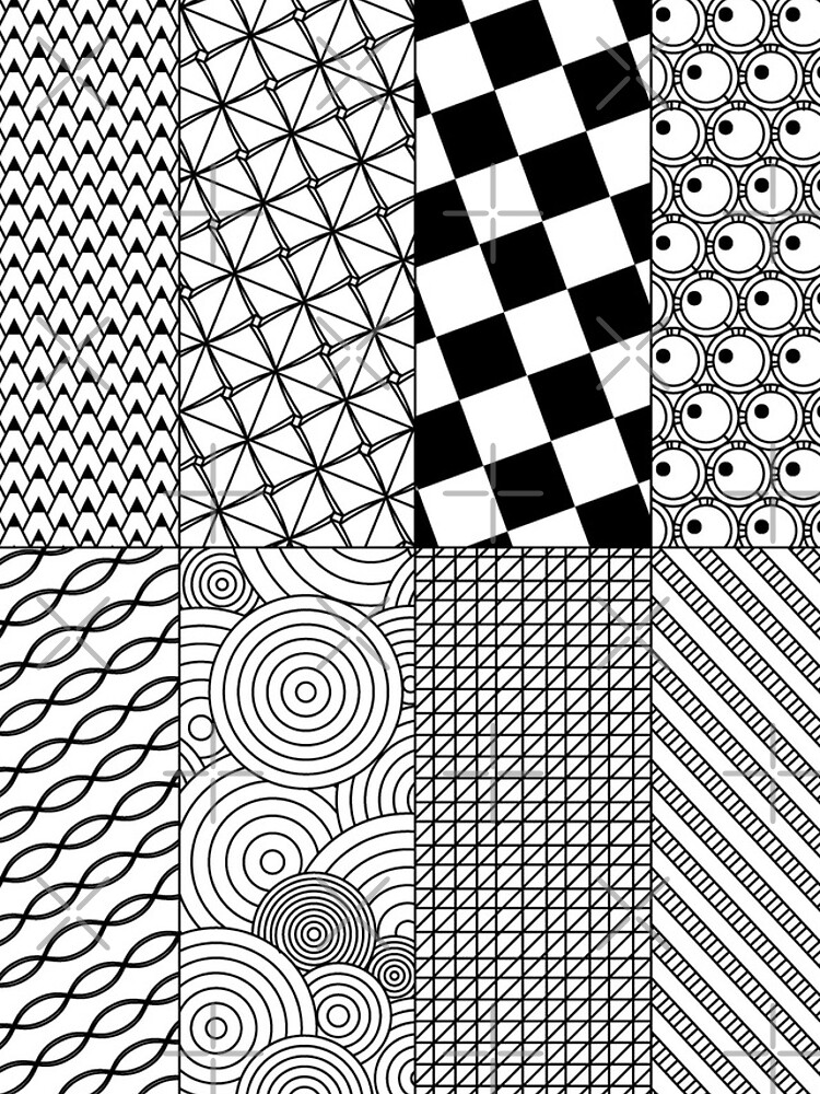 Zentangle, wall art, squares, pattern Art Board Print for Sale by  CrazyRabbits