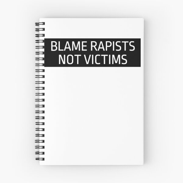 Item preview, Block design- blame rapists not victims designed and sold by Elise STICKER QUEEN.
