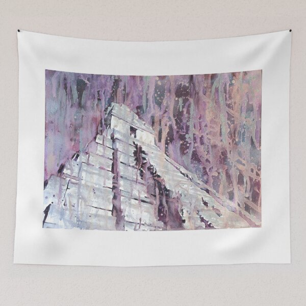 Item preview, Mayan temple in the archaeological park of Tikal in Guatemala designed and sold by rfoxphoto.