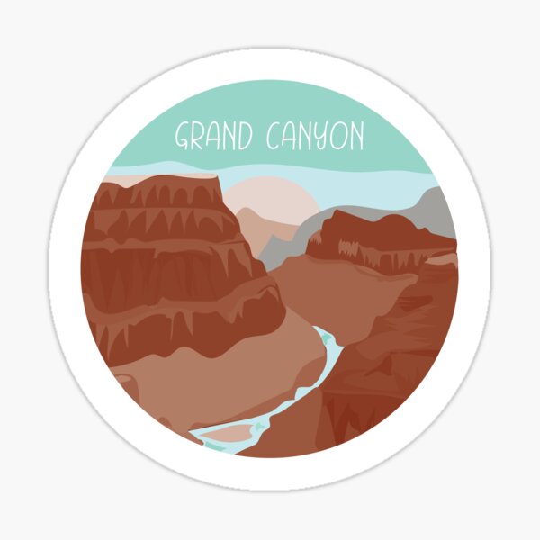 Item preview, Grand Canyon Sticker designed and sold by rbeallor.