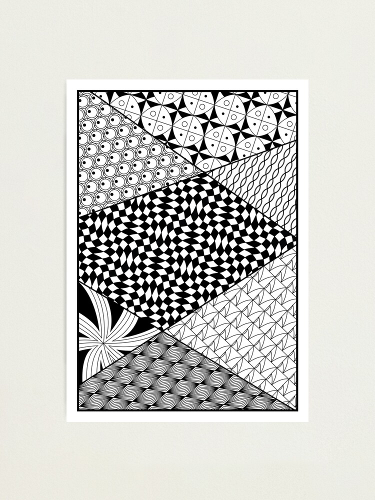 Zentangle, wall art, squares, pattern Greeting Card for Sale by  CrazyRabbits