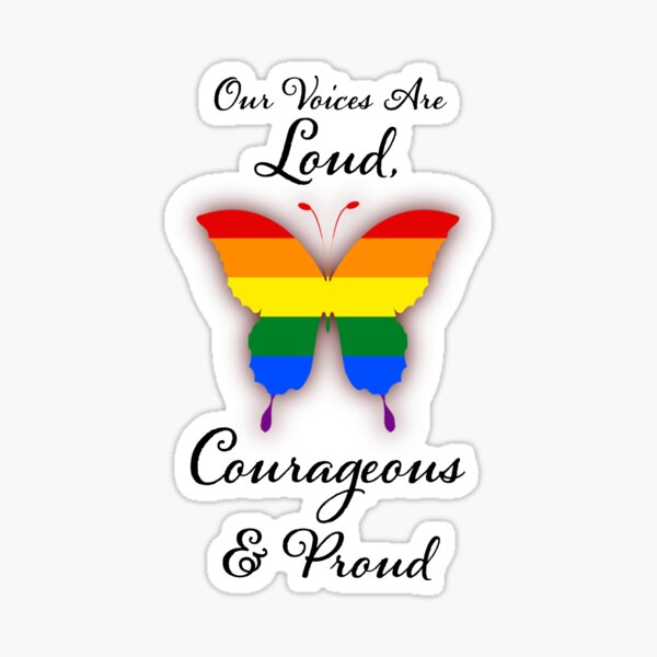 Aromantic Pride Butterfly Highlight Lyrics Sticker By Ghostnthecorner Redbubble