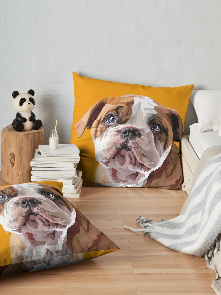 Alternate view of A mens best friend Floor Pillow