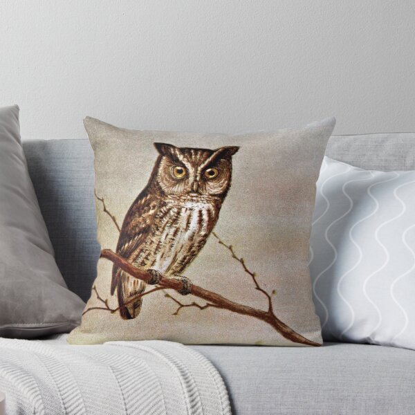 Item preview, Screech Owl Vintage Illustration designed and sold by goldenmenagerie.