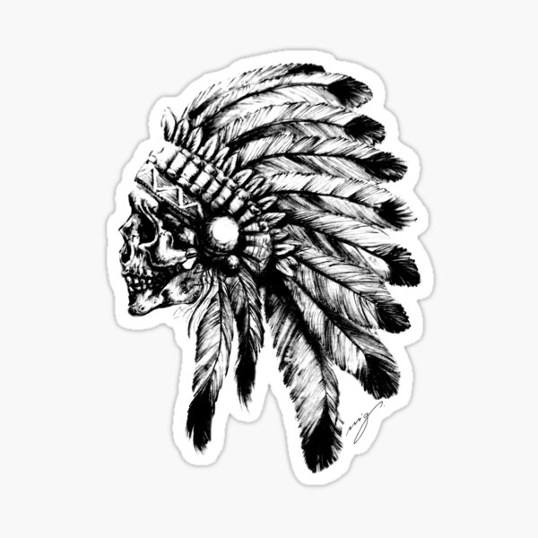 Native American Apache Stickers for Sale