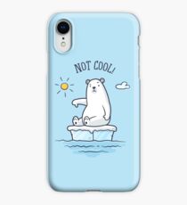 Polar Bear - Global Warming is not Cool! iPhone XR Case