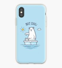Polar Bear - Le réchauffement climatique n'est pas cool! Coque et skin iPhone