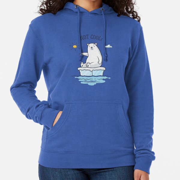 Ice bear camping hoodie sale