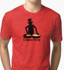 Crepes party Tri-blend T-Shirt