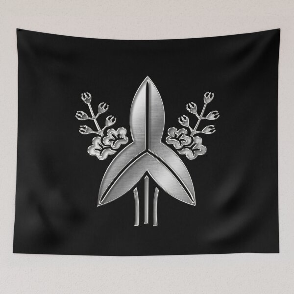 Item preview, Fukushima Clan Kamon Silver Chrome designed and sold by Takeda-art.
