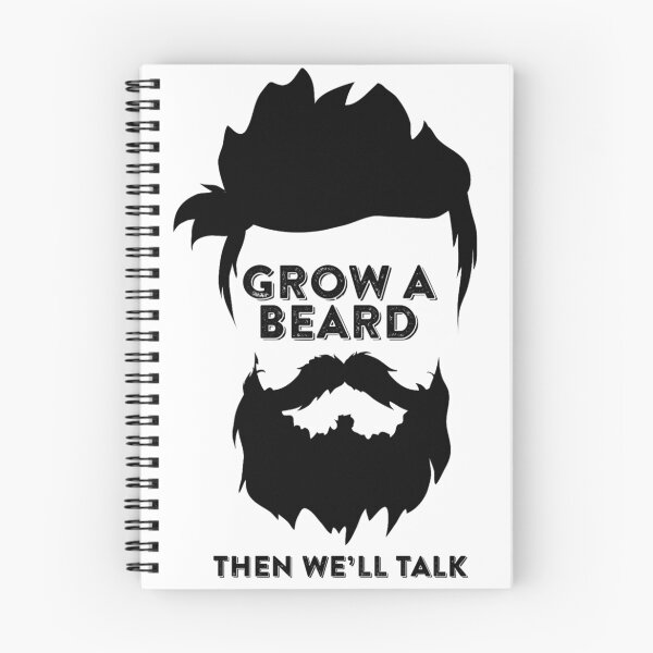 Item preview, GROW A BEARD THEN WE'LL TALK designed and sold by badassarts.