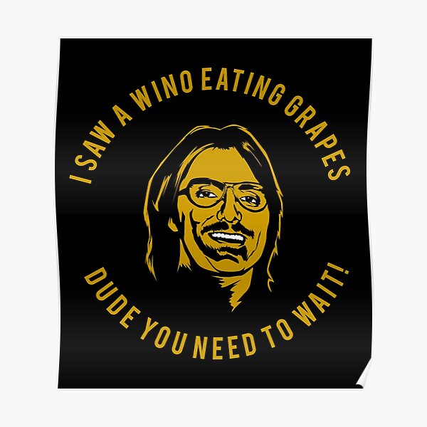 Mitch Hedberg by Van Roland Poster