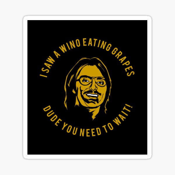 Mitch Hedberg by Van Roland Sticker