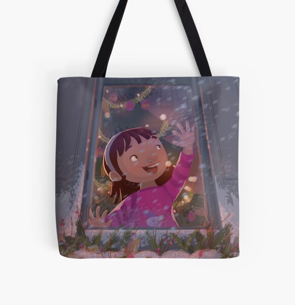 Christmas snow All Over Print Tote Bag