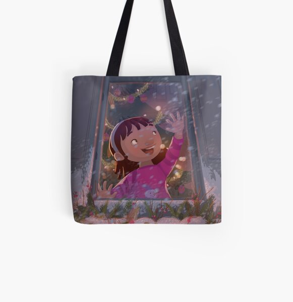 Christmas snow All Over Print Tote Bag