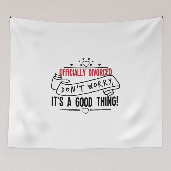 Item preview, Funny Divorce - Officially Divorced Don't Worry It's A Good Thing - Humor designed and sold by stuch75.
