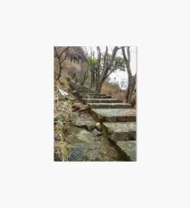 Escaleras en Malinalco Art Board