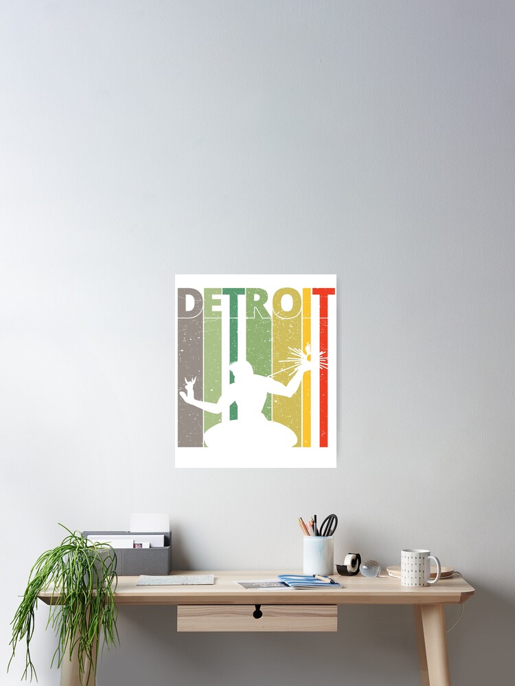 Spirit Of Detroit (Vintage Retro Design)