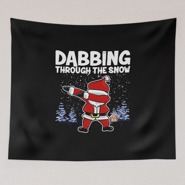 Item preview, Funny Santa - Dabbing Through The Snow - Cold Chilly Weather Humor designed and sold by stuch75.