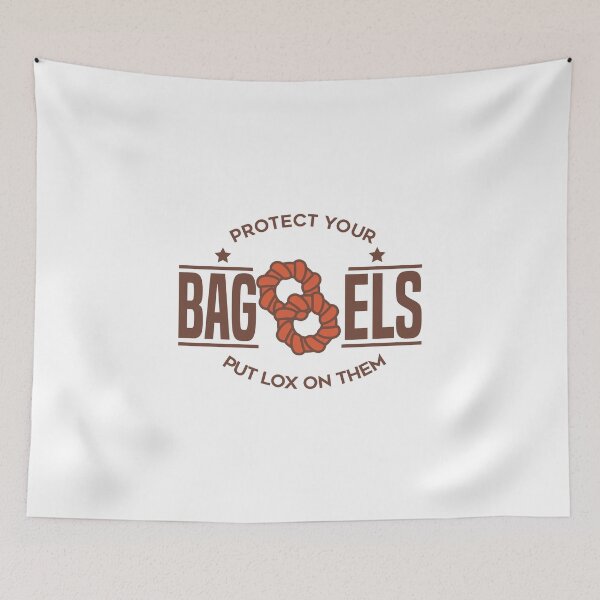Item preview, Funny Bagel - Protect Your Bagels Put Lox On Them - Bakery Humor designed and sold by stuch75.