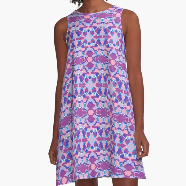 Abstract Dashung A-Line Dress