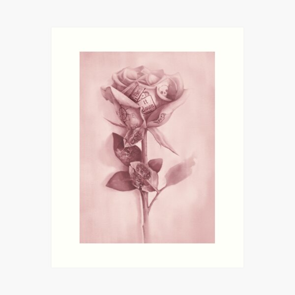 A rare rose Art Print