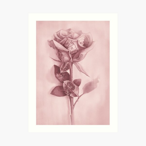 A rare rose Art Print