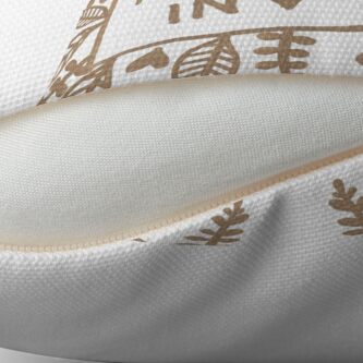 Alternate view of Namast'ay in bed Throw Pillow