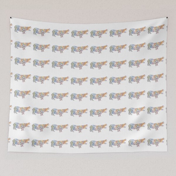 Item preview, Cotton Candy Hippopotamus - Watercolor Painting in Soft Pastel Shades designed and sold by ElfShoppe.