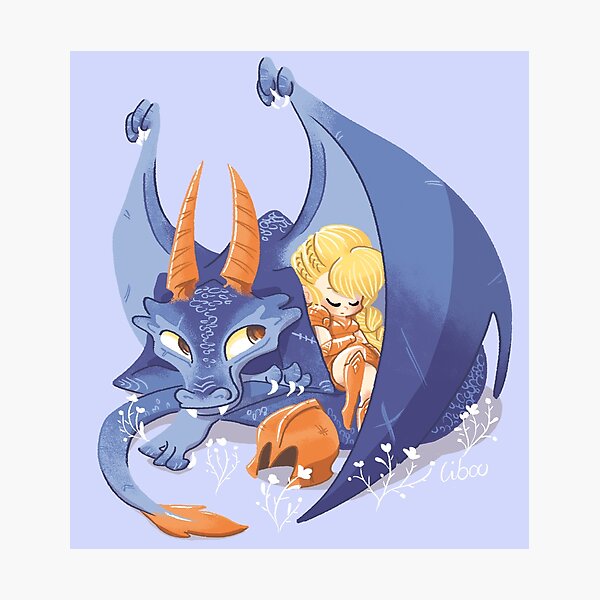 Dragon violet mignon Impression photo