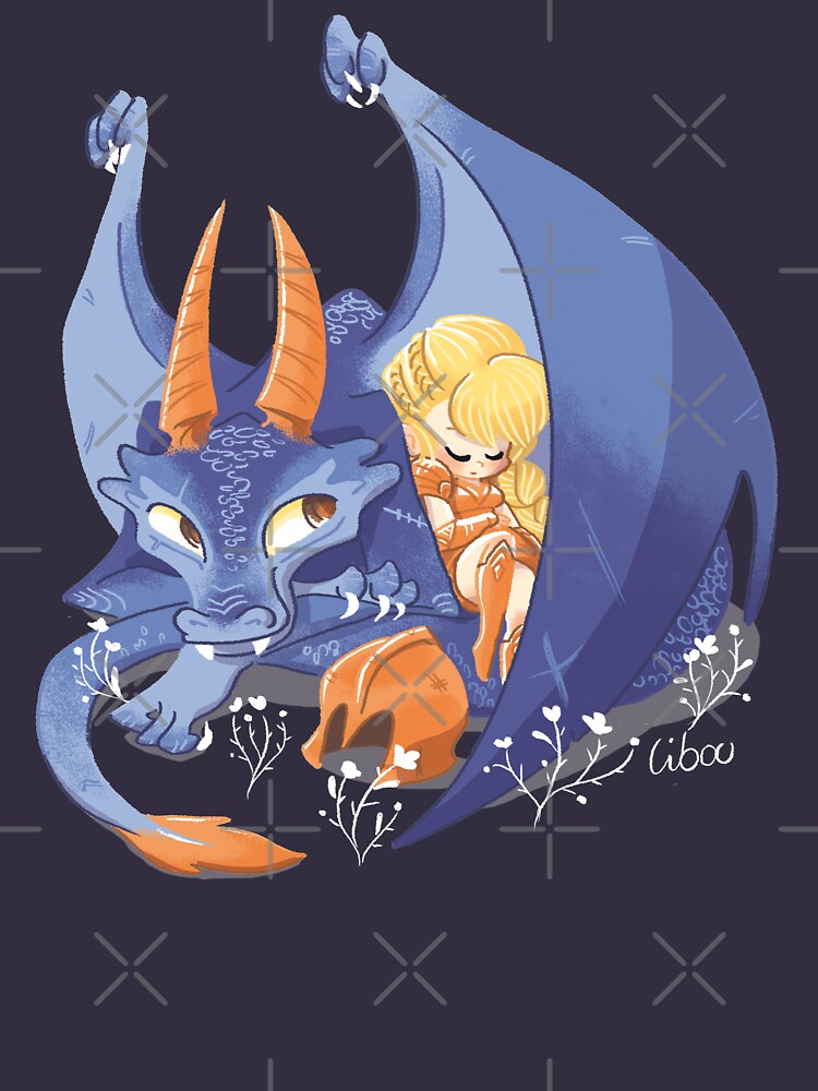 « Dragon violet mignon » par Libou