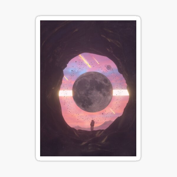 First Man Sticker