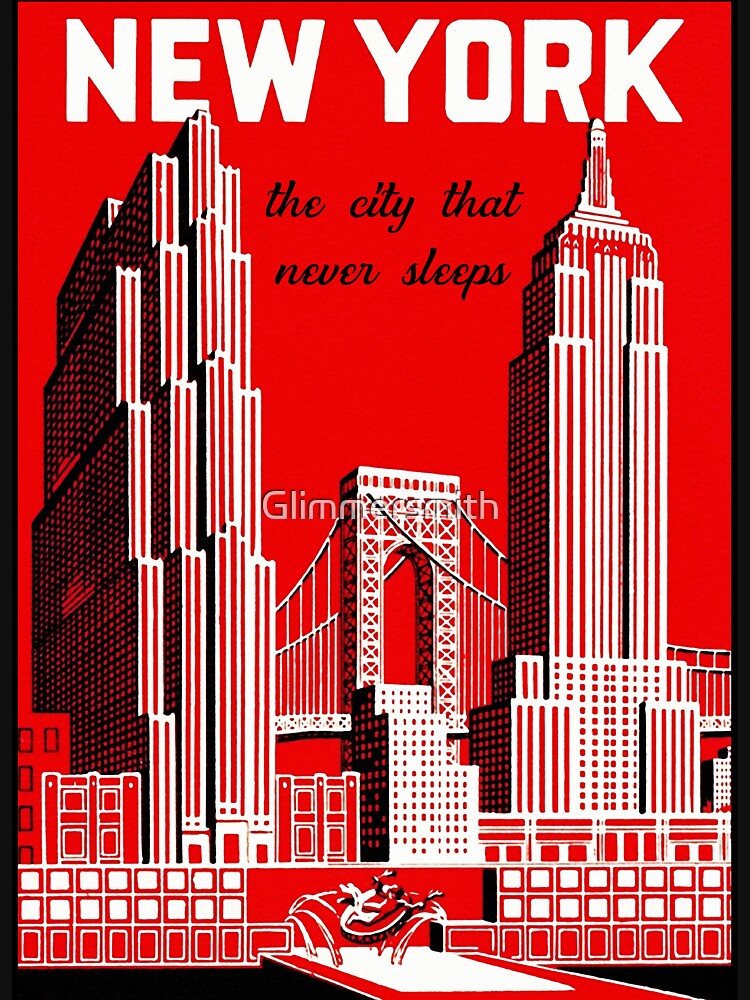 New York City Skyline Tshirt Design Vintage Tshirt Print And