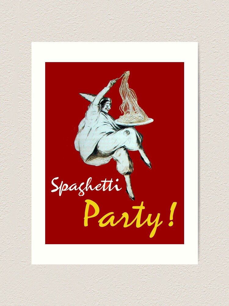 SPAGHETTI PARTY, ITALIAN KITCHEN Pulcinella in Red