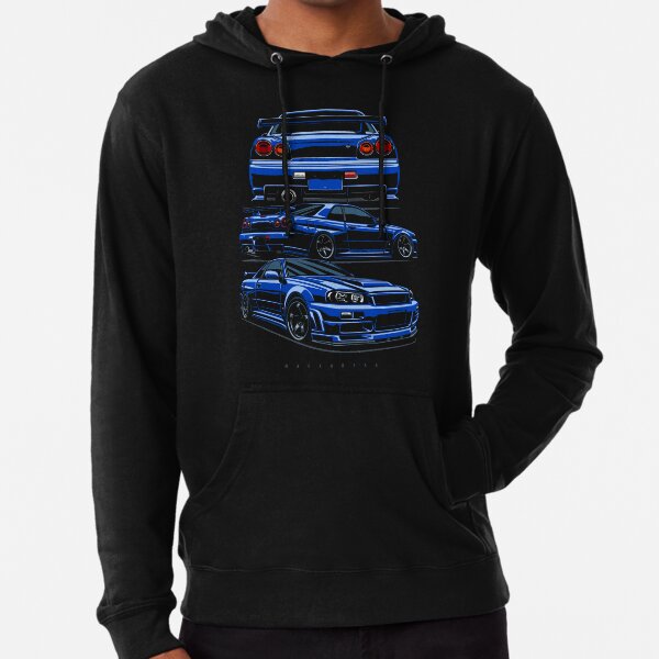 Skyline R34 GTR Lightweight Hoodie