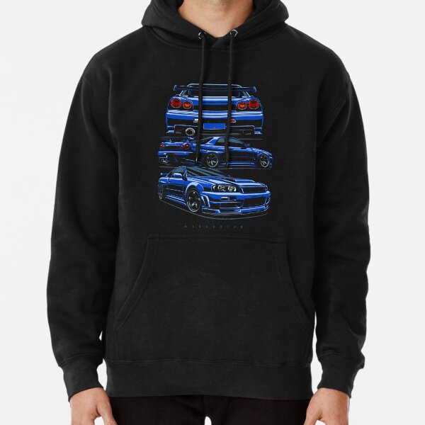 Skyline R34 GTR Pullover Hoodie