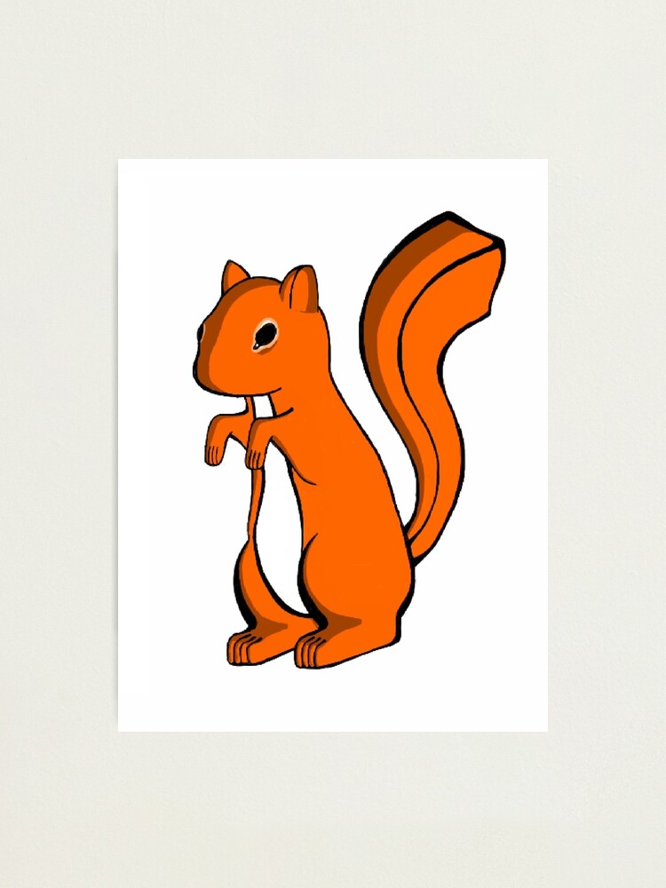 Alternate view of Red Squirrel Photographic Print