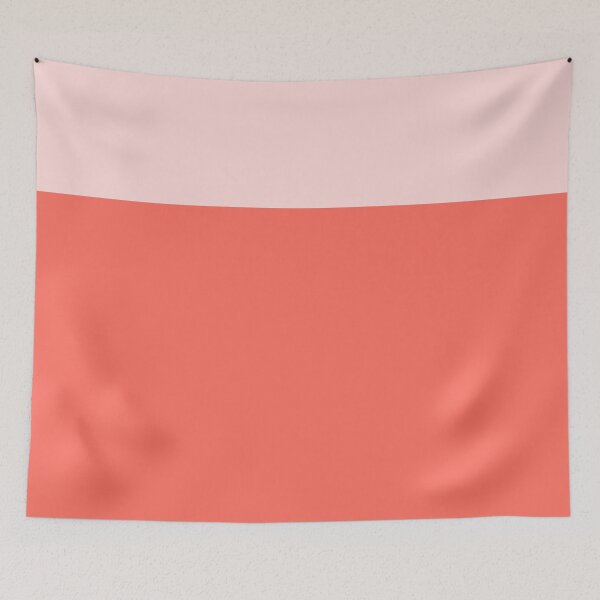 Item preview, Coral and Pale Pink Color Block - Blush Minimalism designed and sold by kierkegaard.