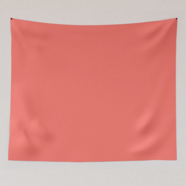 Item preview, Coral Pink Solid designed and sold by kierkegaard.