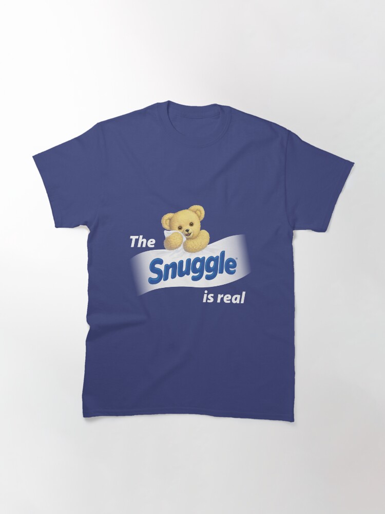""The Snuggle is Real" Snuggle Bear" Tshirt by jokedesigns Redbubble