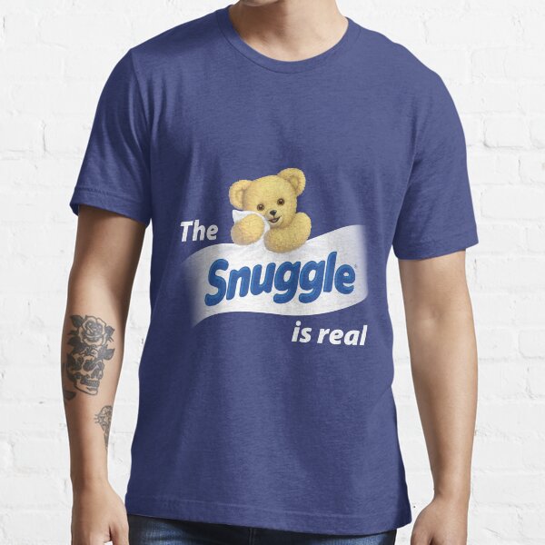 ""The Snuggle is Real" Snuggle Bear" Tshirt for Sale by jokedesigns