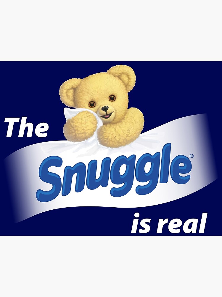 ""The Snuggle is Real" Snuggle Bear" Poster by jokedesigns Redbubble