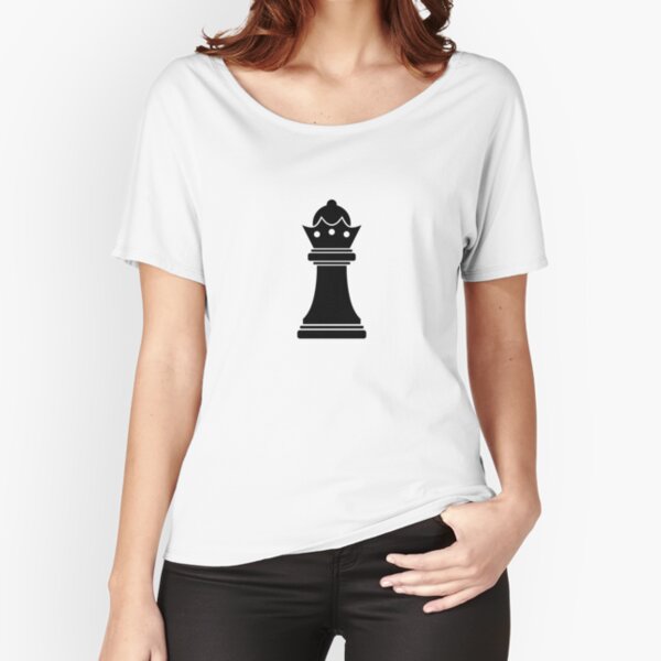 Queen Black Relaxed Fit T-Shirt