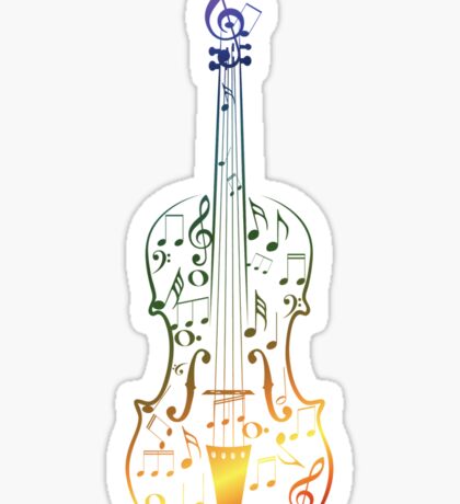 Violin: Stickers | Redbubble