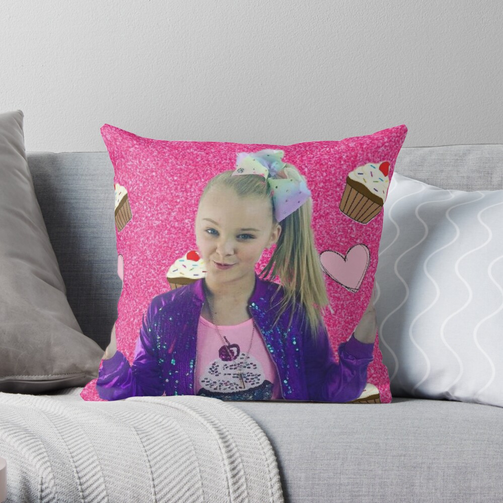 "JoJo Siwa " Throw Pillow by Scox5668 | Redbubble